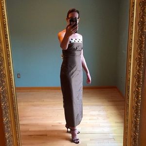 Joy Noelle custom designed strapless dress